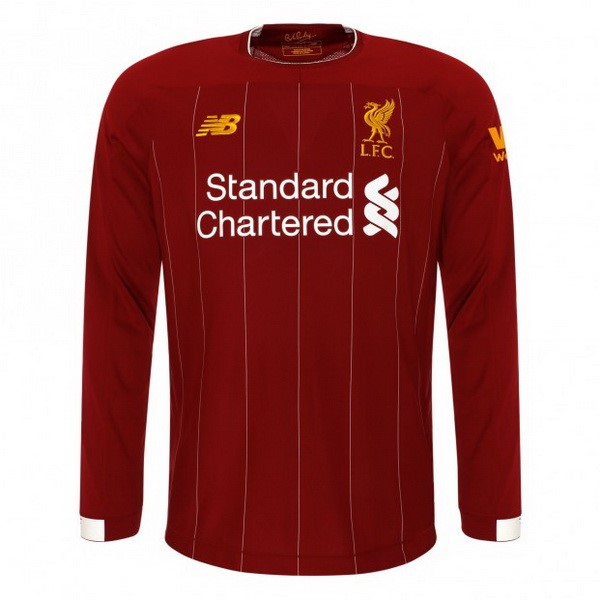 Camiseta Liverpool Primera equipo ML 2019-20 Rojo